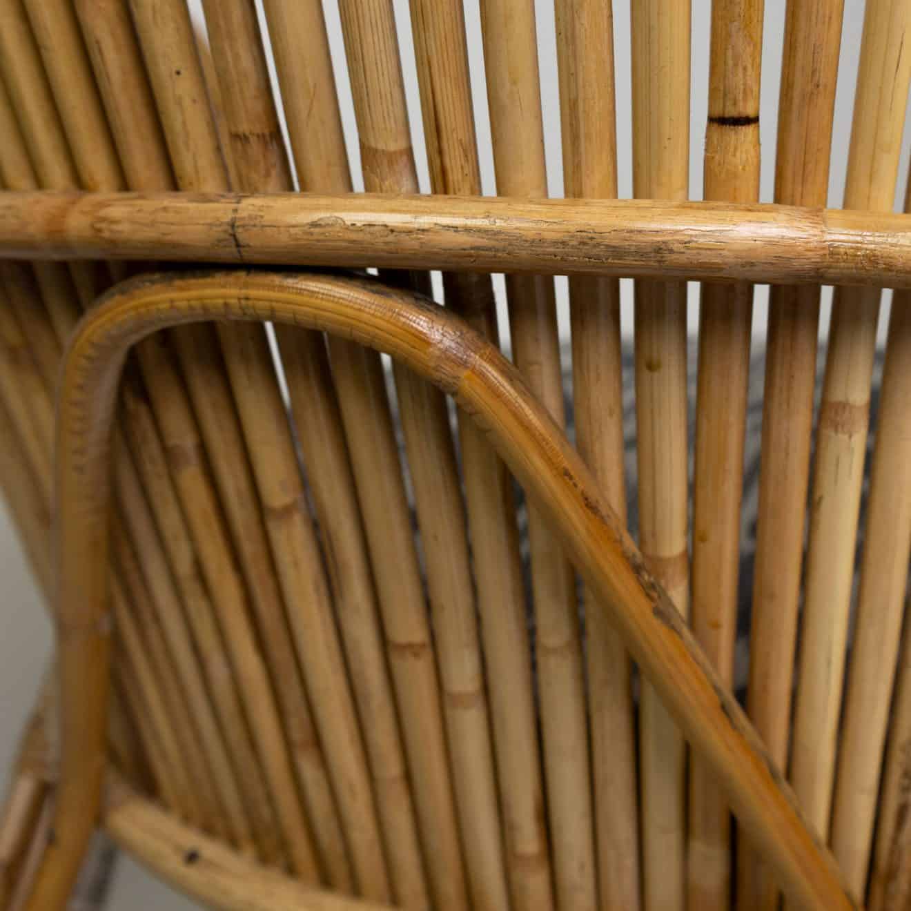 96000840 Vitah Loungestoel Rotan Naturel Kussen 12hr