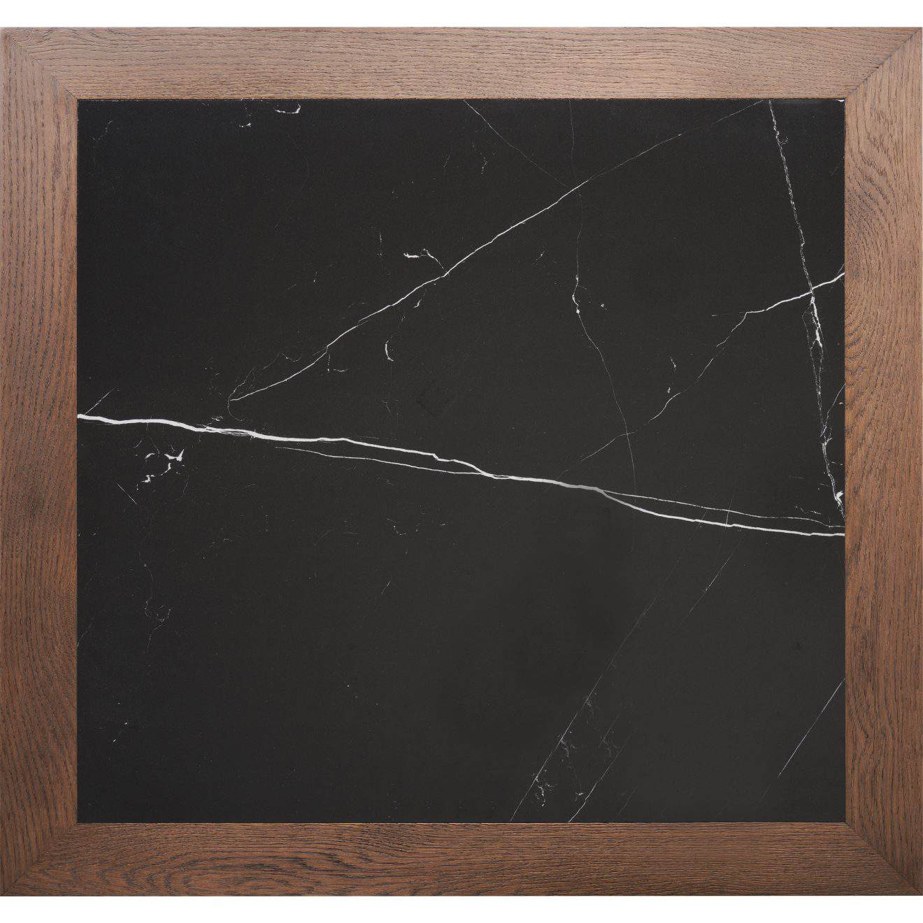 96323000 Romeo Eiken Blad 70x70cm Zwart Marmer 1hr
