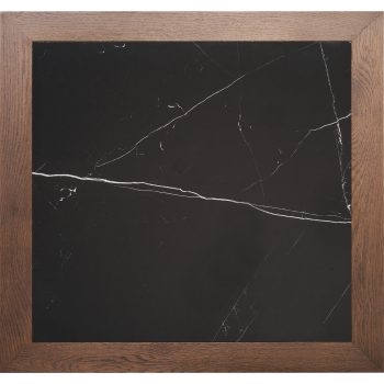 96323000 Romeo Eiken Blad 70x70cm Zwart Marmer 1hr