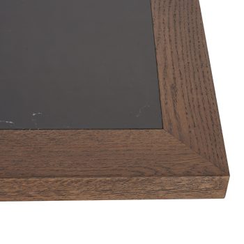 96323000 Romeo Eiken Blad 70x70cm Zwart Marmer 4hr