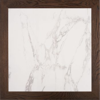 96323010 Romeo Eiken Blad 70x70cm Wit Marmer 1hr