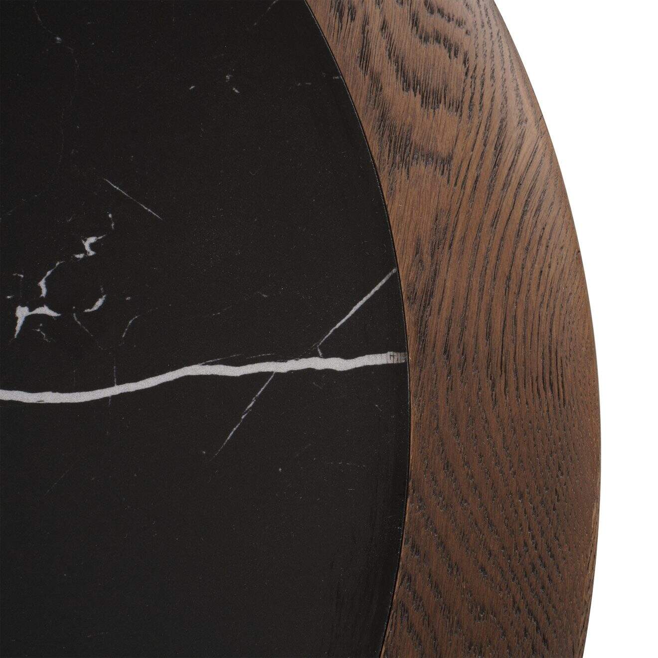 96323030 Romeo Eiken Blad ø70cm Zwart Marmer 4hr