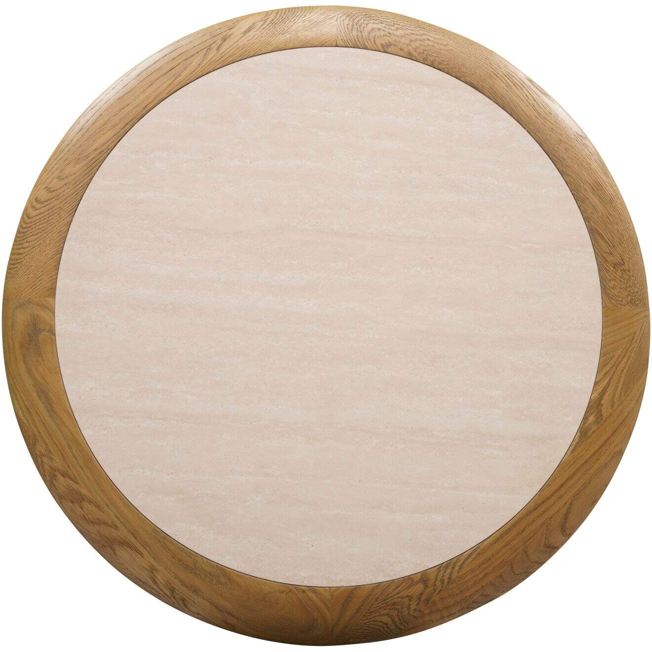 96323050 Romeo Eiken Blad ø70cm Creme Marmer 1hr
