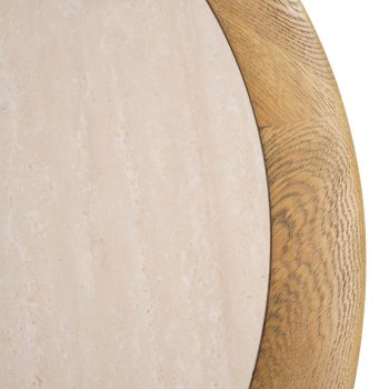 96323050 Romeo Eiken Blad ø70cm Creme Marmer 4hr