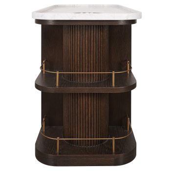 95100240 Valentino Trolley Brown Oak Epoxy Marb 3hr