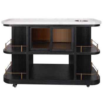 95100250 Valentino Trolley Black Oak Epoxy Marb 2hr