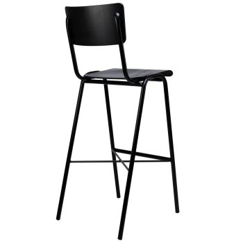 96206230 Skool Barkruk Zwart 4hr
