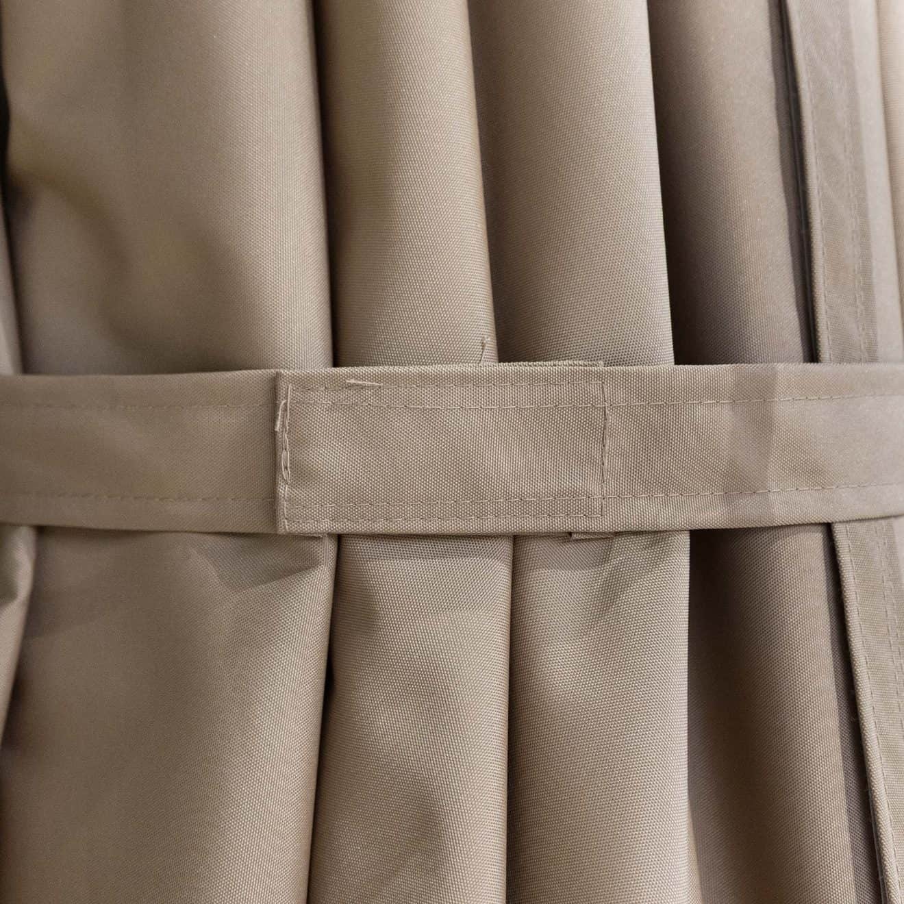 96920520 Parasol Eifel Woodlook Taupe 9