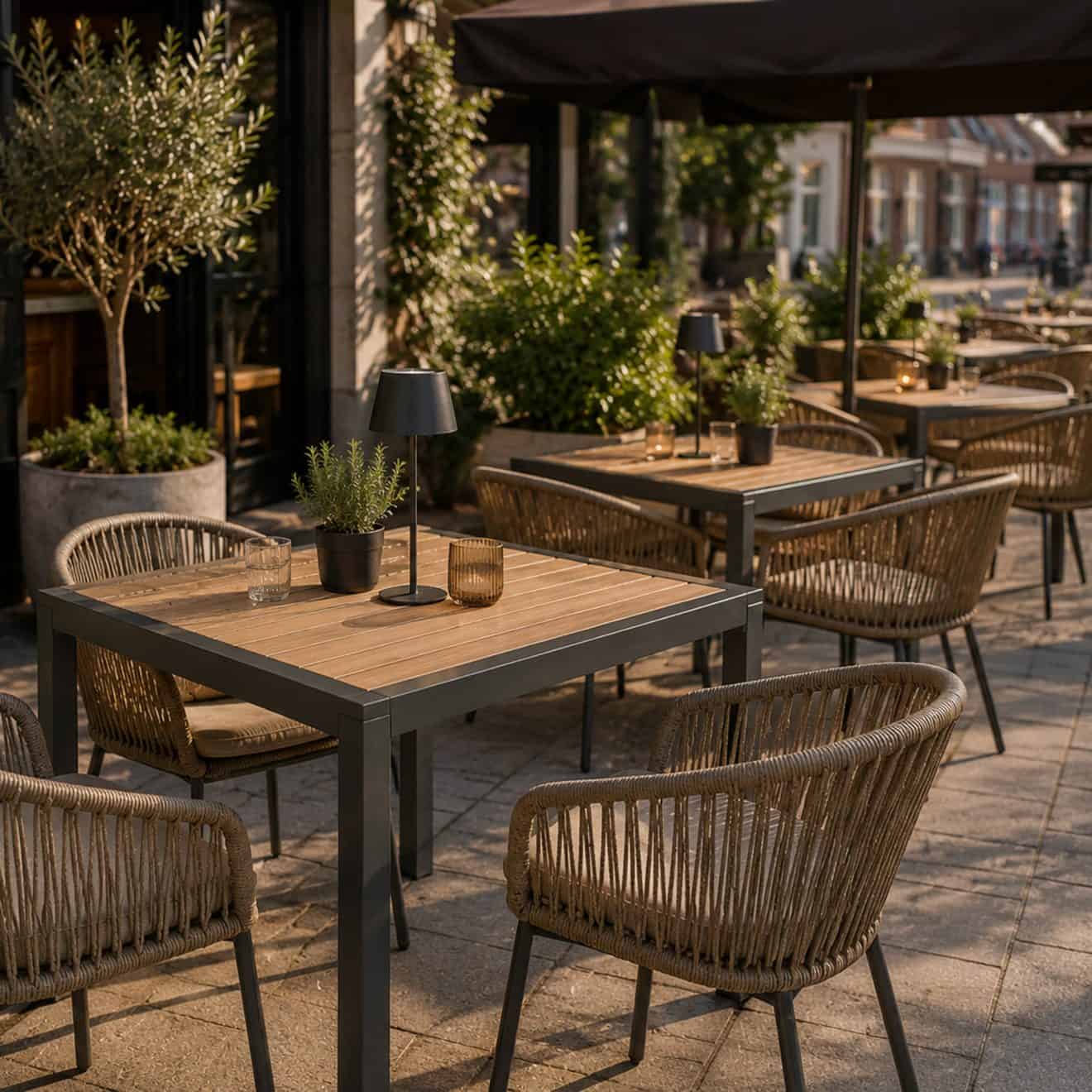 96920810 Marlon Tafel 80x80 Zwart Woodlook Sfeer Web
