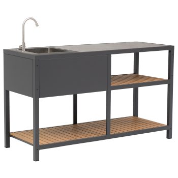96920860 Brent Outdoor Spoeleiland Antraciet Naturel 1hr