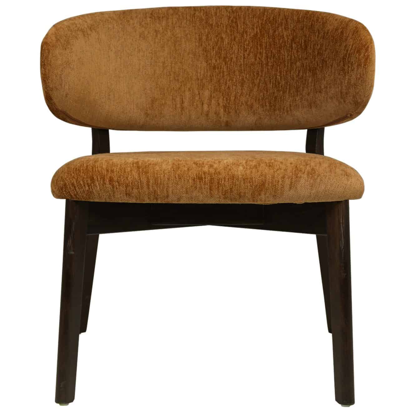 96127830 Loraine Loungestoel Cognac 2hr