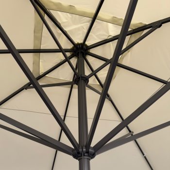96920660 Parasol Karin2.0 500x500 Grijs Antraciet 4hr