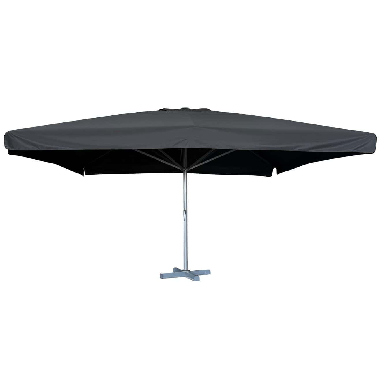 96920670 Parasol Karin2.0 500x500 Zwart Antraciet 1hr