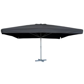 96920670 Parasol Karin2.0 500x500 Zwart Antraciet 1hr
