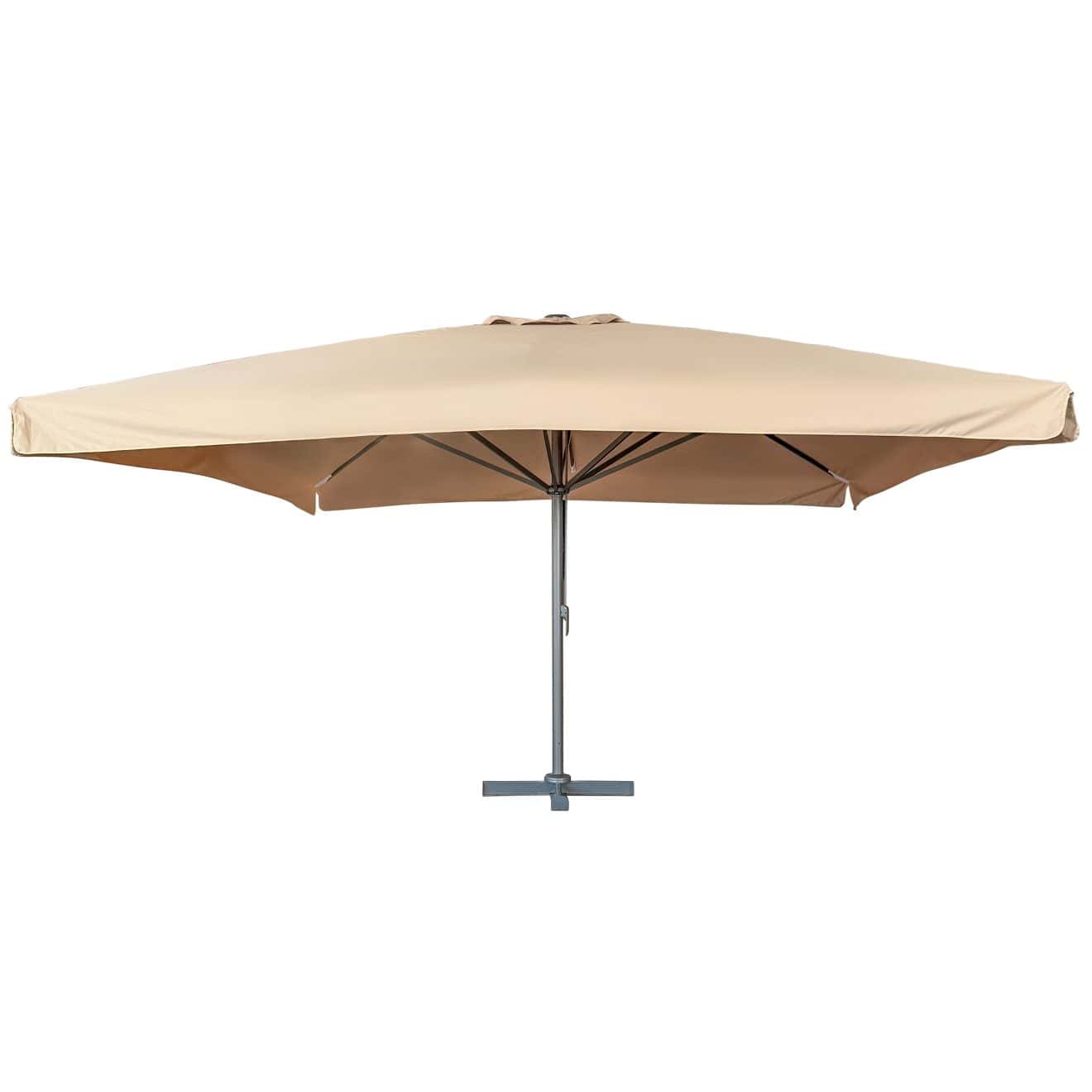 96920680 Parasol Karin2.0 500x500 Ecru Antraciet 1hr