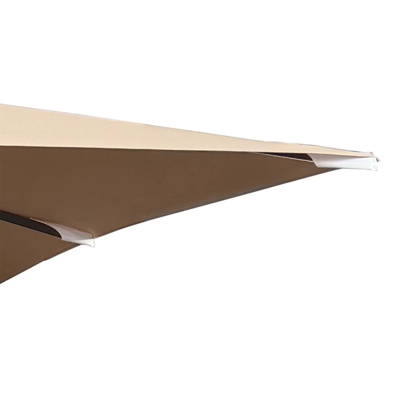 96920740 Parasol Liva2.0 500x500 Ecru Antraciet 5hr
