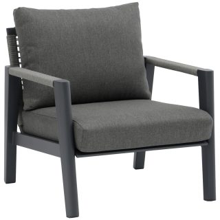 96920950 Loungestoel Hana Antraciet 1hr