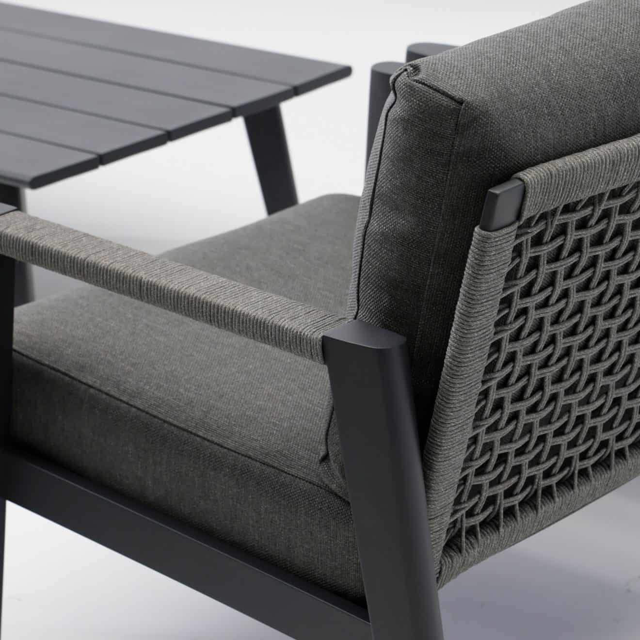 96920950 Loungestoel Hana Antraciet 7hr