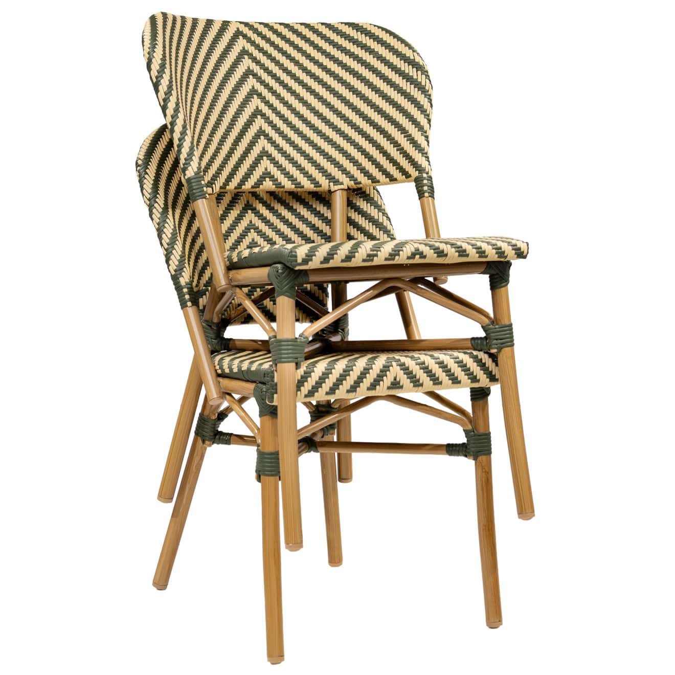 96921300 Tibaut Terrasstoel Groen Beige Nieuw 6