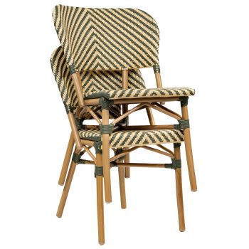 96921300 Tibaut Terrasstoel Groen Beige Nieuw 6