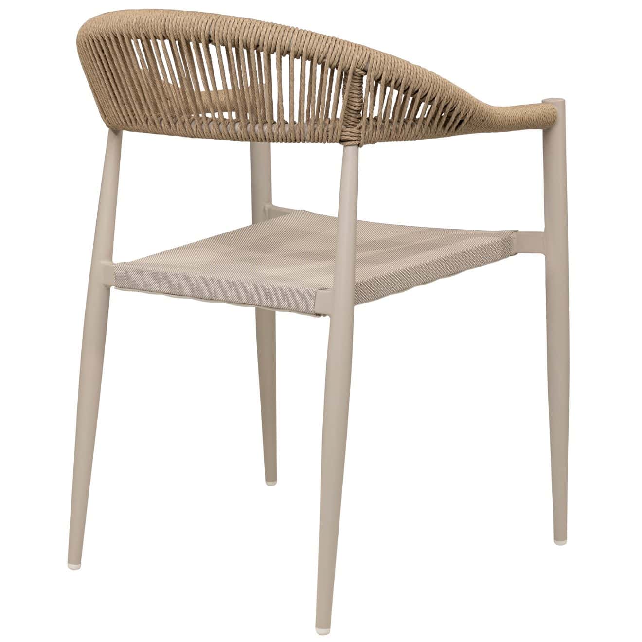 96921330 Jonah Terrasstoel Textileen Beige Zand 4hr