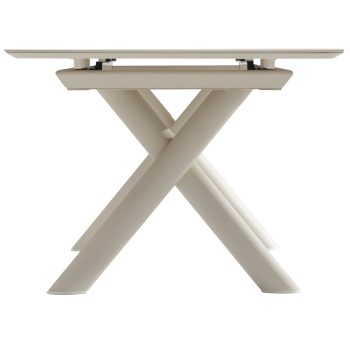 96921400 Belliami Tafel Uitschuifbaar 200:260x100cm Zand 8hr