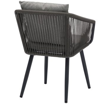 96922330 Ayana Loungeset 3pcs Antraciet 4hr