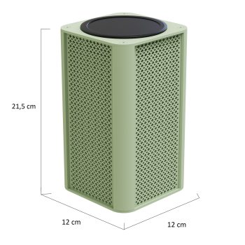 95419490 Luna Lamp Vierkant Groen Afmeting