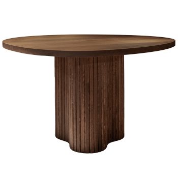 96326680 Clover Eettafel Eiken Walnut ø130x76cm 1hr
