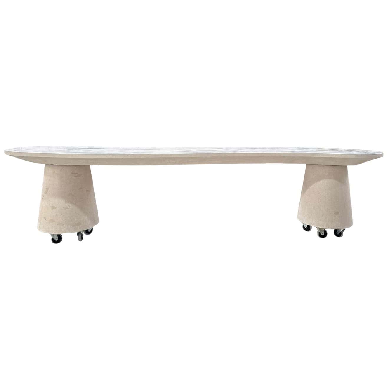 96519990 Oase Bartafel 380x100cm Travertine 2hr