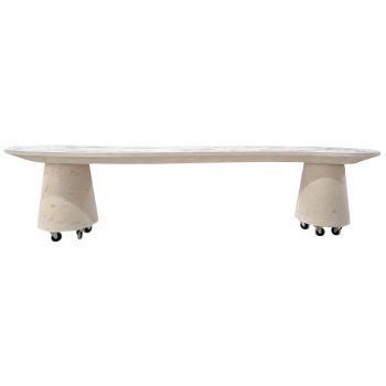96519990 Oase Bartafel 380x100cm Travertine 2hr