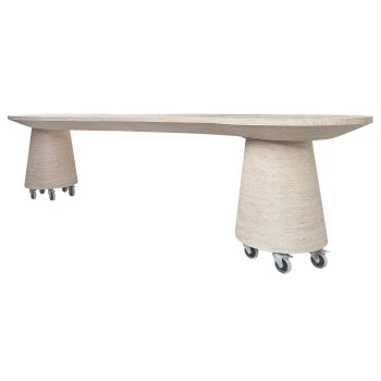 96519990 Oase Bartafel 380x100cm Travertine 4hr