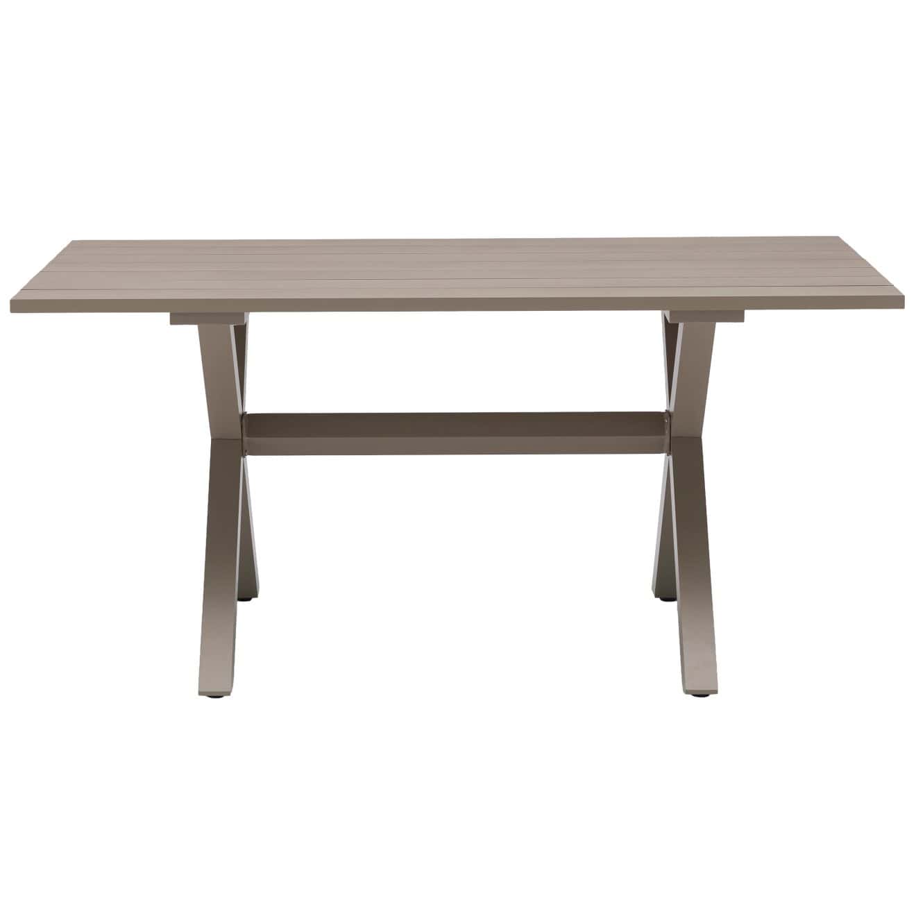 96922180 Vaskin Terrastafel 160x98cm Champagne 2hr