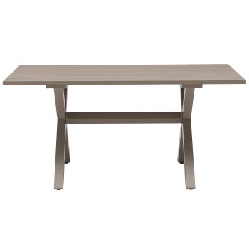96922180 Vaskin Terrastafel 160x98cm Champagne 2hr