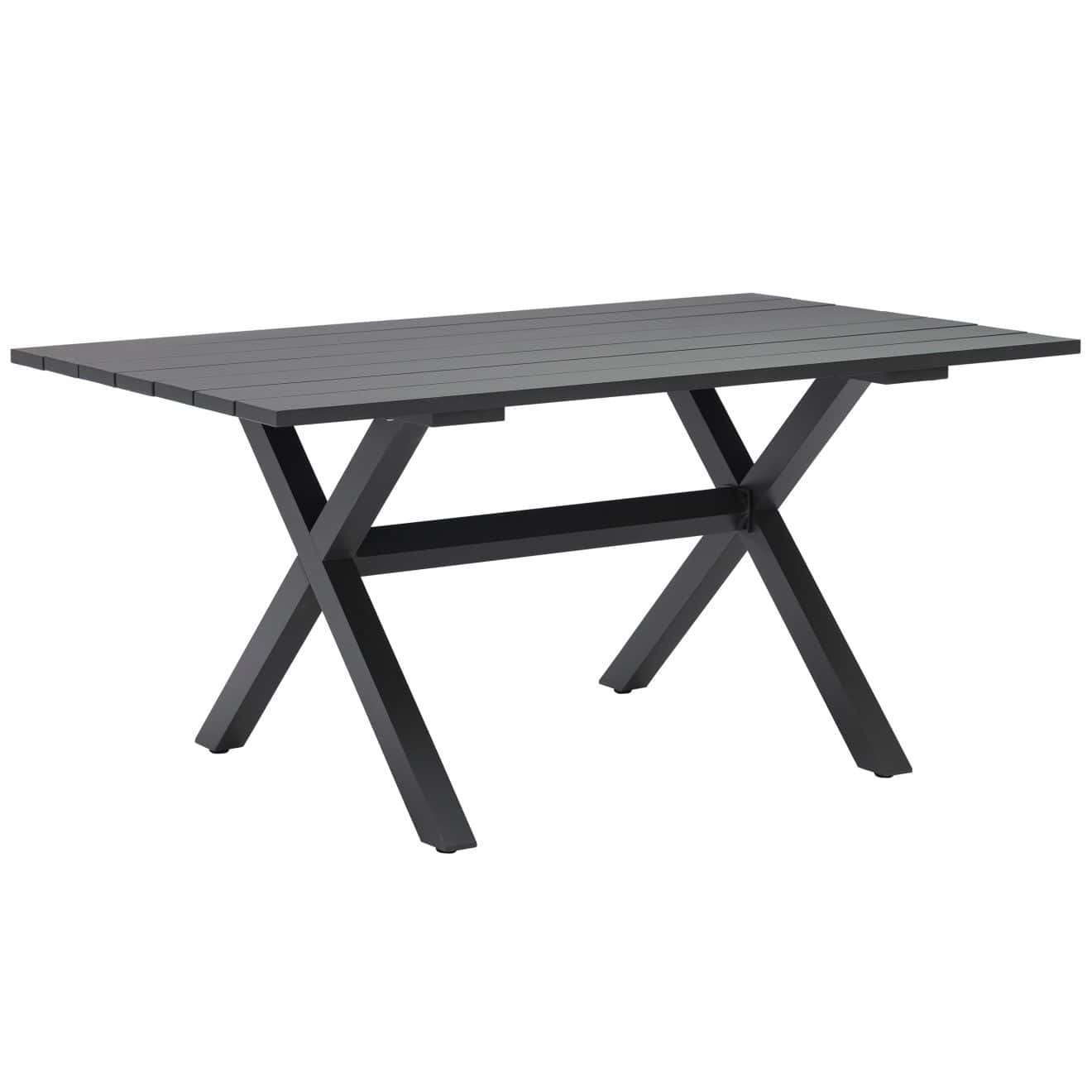 96922190 Vaskin Terrastafel 160x98cm Antraciet 1hr