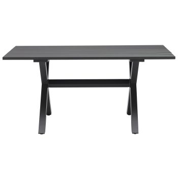 96922190 Vaskin Terrastafel 160x98cm Antraciet 2hr
