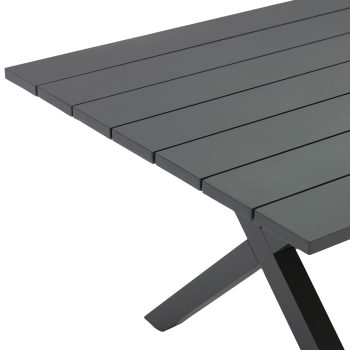 96922190 Vaskin Terrastafel 160x98cm Antraciet 7hr