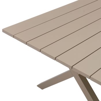 96922210 Vaskin Terrastafel 205x98cm Champagne 12hr