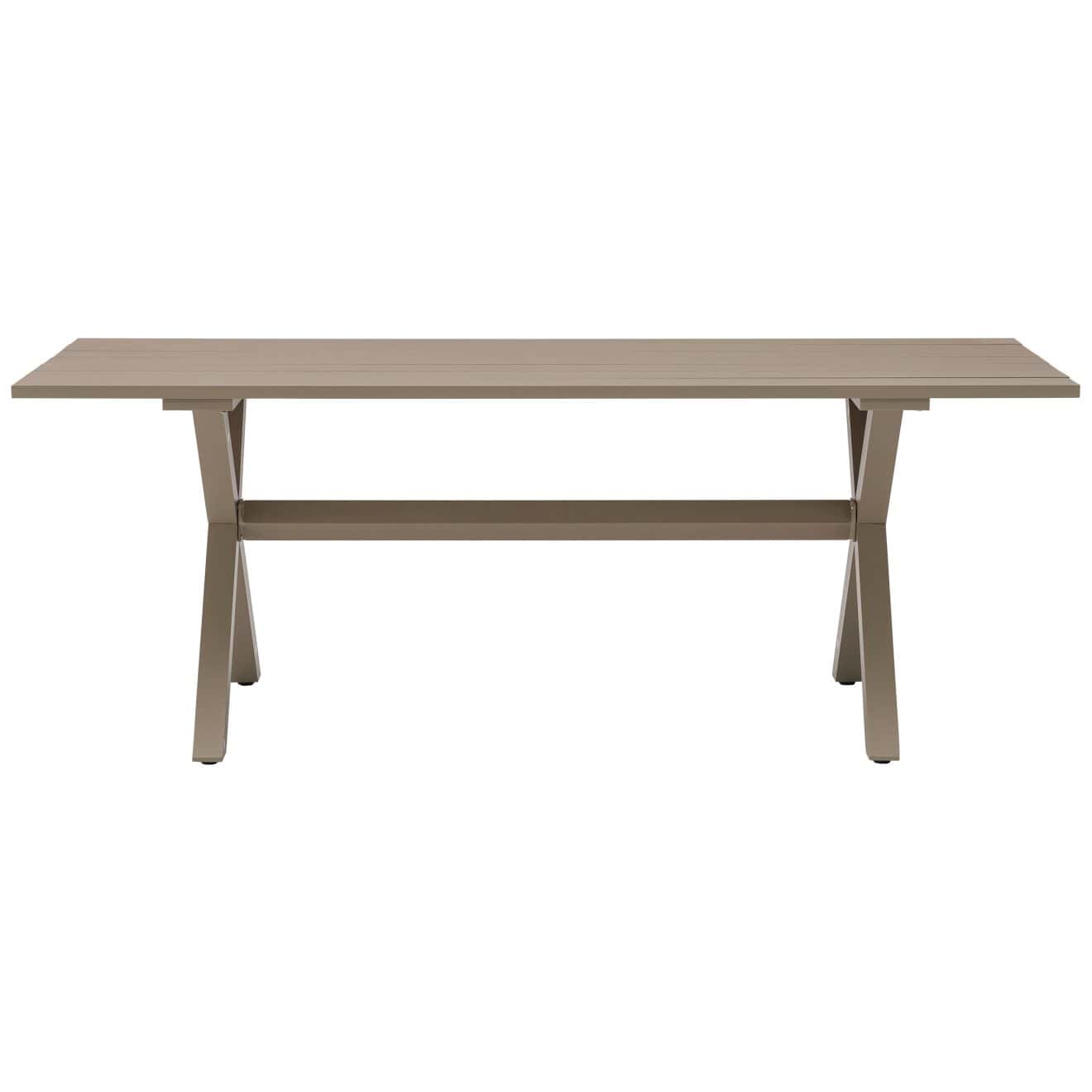 96922210 Vaskin Terrastafel 205x98cm Champagne 2hr