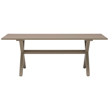 96922210 Vaskin Terrastafel 205x98cm Champagne 2hr
