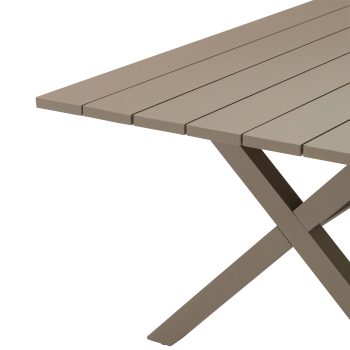 96922210 Vaskin Terrastafel 205x98cm Champagne 5hr
