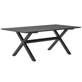 96922220 Vaskin Terrastafel 205x98cm Antraciet 1hr