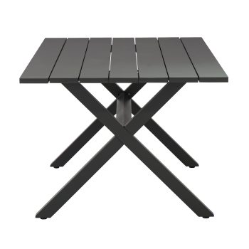 96922220 Vaskin Terrastafel 205x98cm Antraciet 3hr