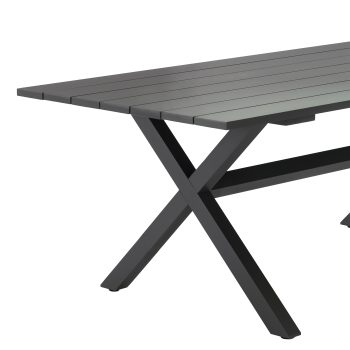 96922220 Vaskin Terrastafel 205x98cm Antraciet 4hr