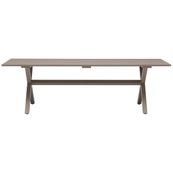 96922240 Vaskin Terrastafel 250x98cm Champagne 2hr