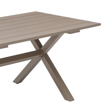96922240 Vaskin Terrastafel 250x98cm Champagne 4hr