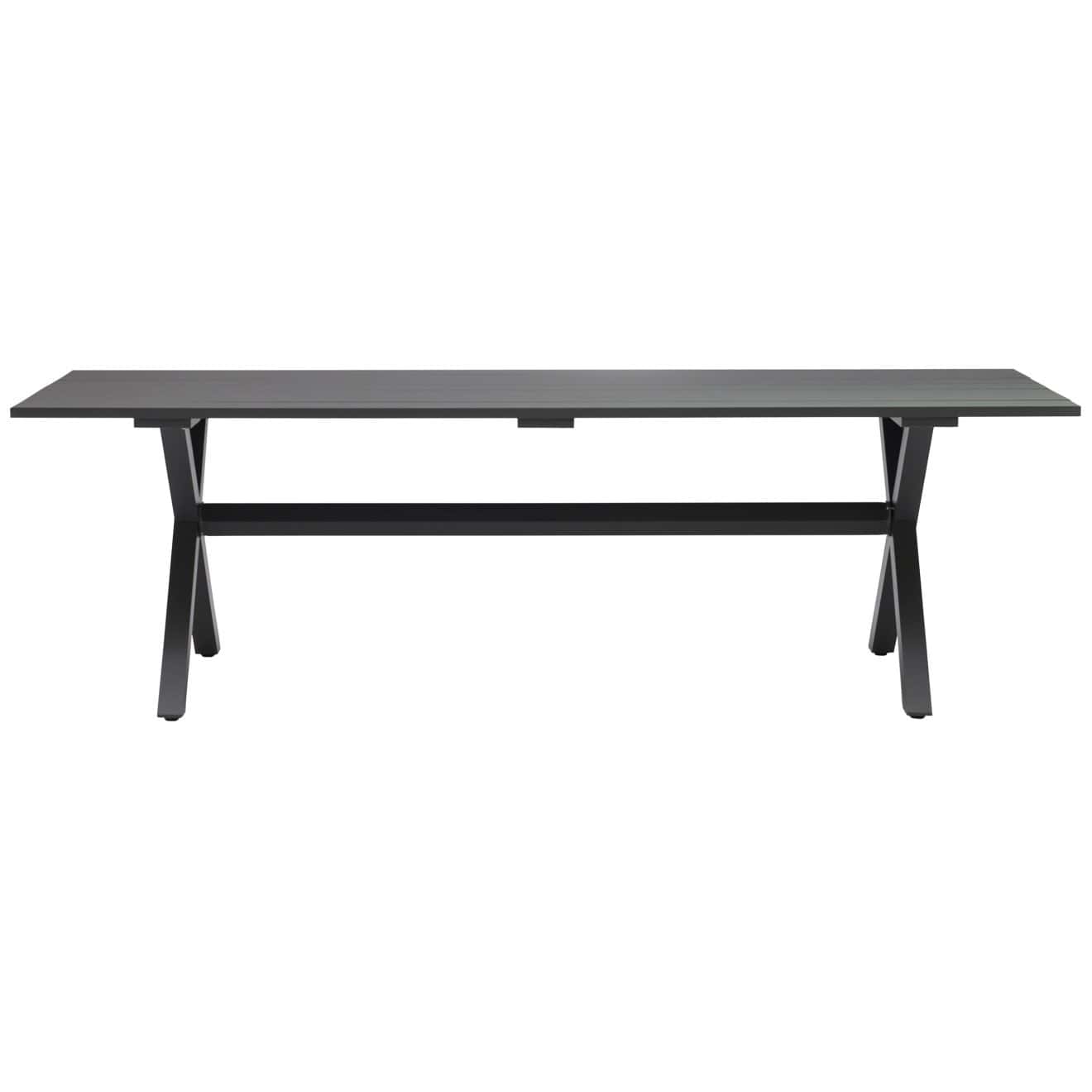 96922250 Vaskin Terrastafel 250x98cm Antraciet 2hr