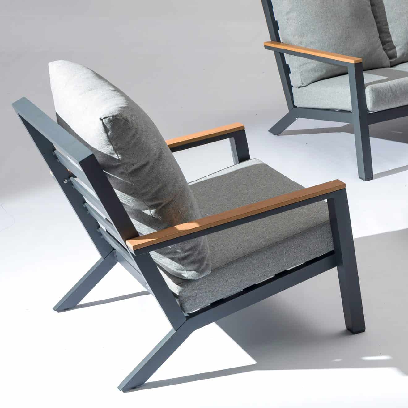 96922280 Birma Loungeset 4pcs Antraciet 11hr