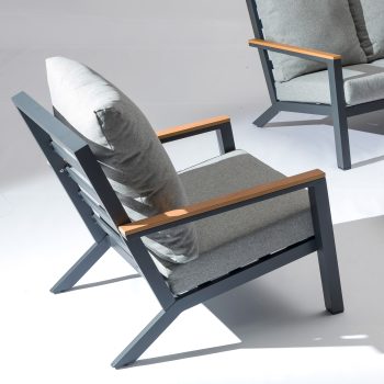96922280 Birma Loungeset 4pcs Antraciet 11hr