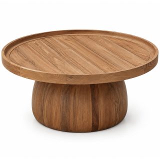 96924200 Solo Salontafel ø80cm Teak